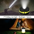 thumbnail image 5 of MORESEC under $5 Portable Camping Lantern, Portable LED Camping Lantern, Retractable Waterproof Rechargeable, Outdoor Flashlight Tent Light, Emergency Light for Hiking Power Outage, Battery Powered, 5 of 8