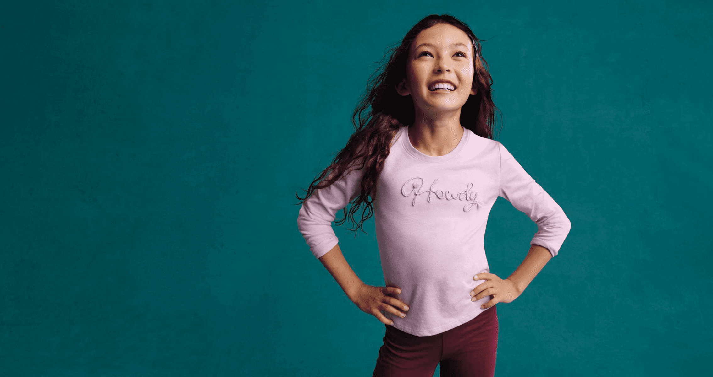 Wonder Nation Girls Embellished Tee with Long Sleeves, Sizes 4-18 & Plus