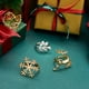 thumbnail image 4 of Servilleteros navideños - Servilleteros de reno dorado Juego de 6 Chr, 4 of 5