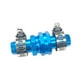 thumbnail image 5 of Conector de manguera de jardín con abrazaderas, kit de reparación de mangueras de jardín, para mangueras de 3/4 o 5/8 pulgadas Azul, 5 of 9