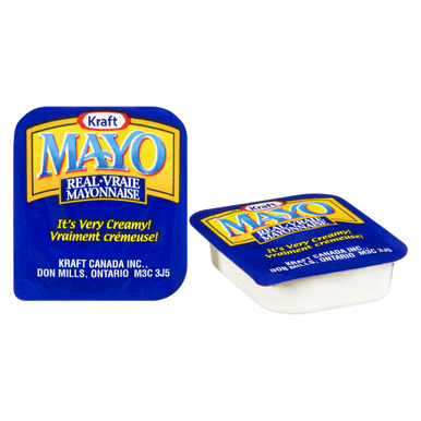 Kraft Mayonnaise Dressing, Single-Serve Travel Portions, 200-Count Bulk Foodservice Case