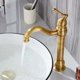 thumbnail image 5 of Grifo para lavabo alto, para baño, estilo vintage, de bronce, giratorio 360°, mezclador monomando para lavabo, caño Paffoni de latón, con agua fría y caliente, 5 of 5