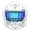 Clear Blue, variant on Clear Football Visor for Adults & Youth - Eye Shield with Easy Install Football Visor Clips for Helmet Protection
