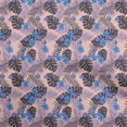 thumbnail image 1 of oneOone Velvet Pink Salmon Fabric Tropical Sewing Material Print Fabric By The Yard 58 Inch Wide, 1 of 5