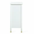 thumbnail image 6 of Comfort Pointe Jillian White Wood Five-Drawer Modern Style Chest, 6 of 11