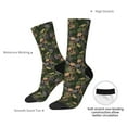 thumbnail image 4 of Fuzoiu Camouflage Skulls Print Athletic Crew Socks for Men & Women,Casual Crew Socks,Above Ankle Crew Socks for Business, Casual, 4 of 6