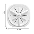 thumbnail image 3 of Guozer Clearance Portable MINI Washer Mini Washing 3 In1 Dishwashers Mini Waves Convenient Travel Home Business Travel USB, 3 of 8