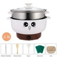 thumbnail image 3 of Topchances Multi-Function Electric Skillet, 3.6-Cup Electric Rice Cooker, Black - Non-Stick, 3 of 8