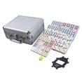 thumbnail image 1 of tamizeot Double Six Dominos Set 91 Dominoes Tiles Fun Intelligent Calculation Game Enjoyable Family Games Adding More Fun, 1 of 6