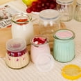 thumbnail image 4 of Baking Glass Bottles with Lid Honey Yogurt Pudding Glass Bottle DIY Wishing Bottle Mini Cup Jelly Milk Food Storage Container, 4 of 10
