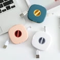 thumbnail image 1 of Paquete de 3 organizadores de cables, vacío, expandible, compacto y versátil, para cables USB, cables de carga, accesorios pequeños (3 piezas cuadradas) Sincero Electrónica, 1 of 5