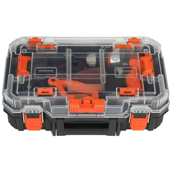 BLACK DECKER MATRIX 20V MAX* Cordless 4-Tool Combo Kit with Storage (BDCDMT1204KITC1)