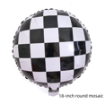 thumbnail image 4 of Globo de coche clásico Lightning de 18 pulgadas con forma de rueda redonda, mosaico de estrella de cinco puntas, suministros para festivales, fiestas de bodas, 4 of 5
