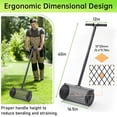thumbnail image 5 of FENHRTVM Compost Spreader 40Inch Metal Mesh Spreader for Peat Moss Compost Top Soil Manure,Black, 5 of 8