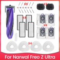 thumbnail image 1 of Para la Aspiradora Robot Freo Z Ultra: 1 Cepillo Principal, 6 Cepillos Laterales, 4 Filtros HEPA, 4 Mopas, 4 Bolsas para Polvo y 2 Trapos para Zócalo., 1 of 5