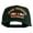 Dark Green, variant on Iraqi Freedom Veteran Patched Solid Cotton Twill 5 Panel Prostyle Snap Cap - Dark Green OSFM