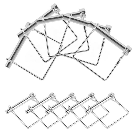 10 Pcs Square Lock Pin Locking Pin Hitch Pins Trailer Coupler Pin Lock Pins for Trailer Hitch Tow Hitch Pin