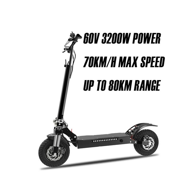 SMATEIGHT Powerful Electric Scooter Adults, 3200W Dual Motor, 70km/h & 80km Long Range, Foldable