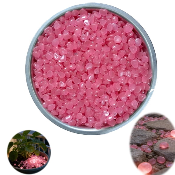 Glow in The Dark Garden Pebbles Stones Rocks for Yard and Walkways Decor DIY Decorative Luminous Stones