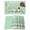 Green, variant on Green Gnomes Easter Placemats Set of 6, Eggs Botanical Carrot Pastoral Placemats for Dining Table, Place Mats for Kitchen Tabletop, Waterproof Wipeable Dining Table Mats Set