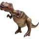 thumbnail image 1 of Globo inflable con forma de dinosaurio T-Rex de 47 cm para fiesta de cumpleaños, 1 of 5