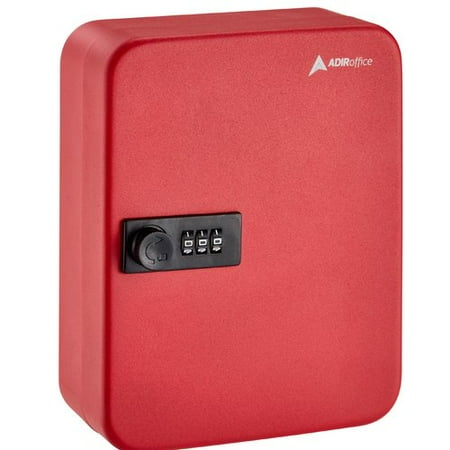 100 Key Cabinet - AdirOffice Secure 30 Key Cabinet with Dial/Combination Lock