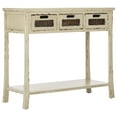 thumbnail image 2 of SAFAVIEH Autumn Country Rustic 3 Drawer Storage Console, Vintage Cream, 2 of 5