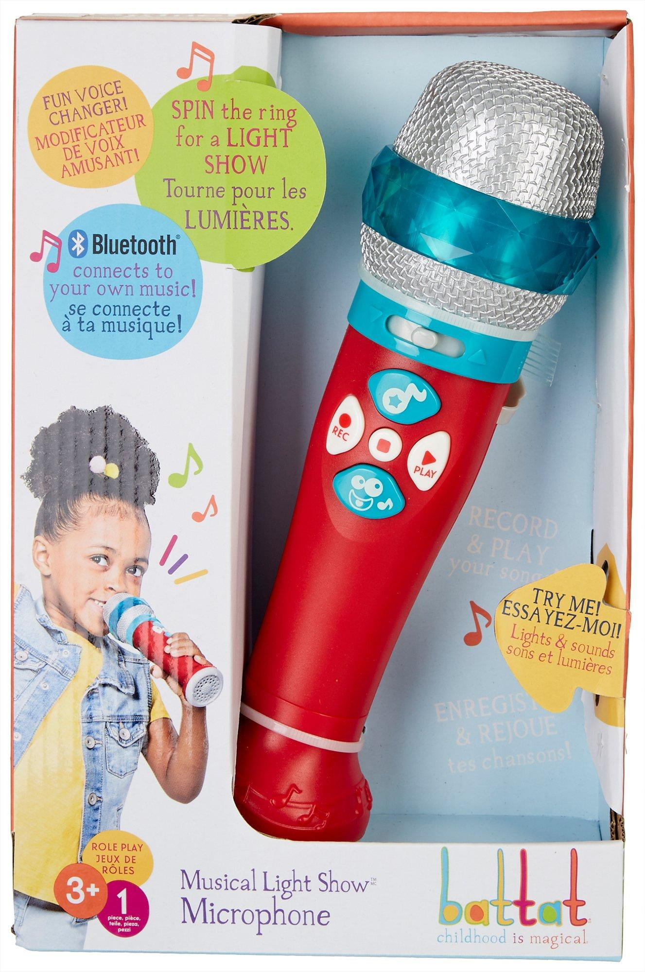 Red and Blue Echo Microphone Singing Pretend Performing Set Game 