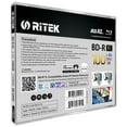 thumbnail image 4 of 2 Pack Ritek BD-R XL BDXL 100GB Archival Grade Triple Layers 4X White Inkjet Hub Printable Blank Disc w/Standard Jewel Case, 4 of 4