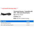 thumbnail image 2 of Thermostat Housing - Compatible with 2001 - 2005 Audi Allroad Quattro 2002 2003 2004, 2 of 2