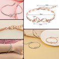 thumbnail image 2 of No hermana de sangre, pero hermana de corazón, regalo de Navidad, pulsera de moda, pulsera de mariposa, 2 of 2