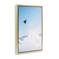 thumbnail image 4 of Stupell Industries Snow Day Snowboarder Sports Photography Gold Floater Framed Canvas Art Print Wall Art, 21 x 31, 4 of 10