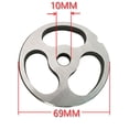 thumbnail image 1 of New High Qaulity Kitchen Stainless Steel Meat Grinder Plate Accessory 69mm, 1 of 5