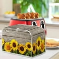 thumbnail image 4 of Blue Butterfly Toaster Cover 4 Slice Bread Toaster Oven Dustproof Cover, Waterproof Kitchen Small Appliance Cover, Kitchen Appliance Protection Cover, 4 of 14