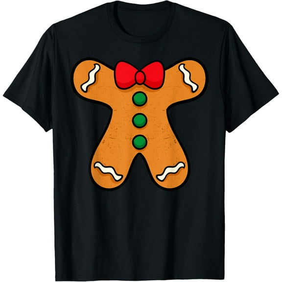 Gingerbread Man Body Costume for Halloween or Christmas T-Shirt