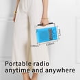 thumbnail image 4 of Radio AM/FM portátil LEOTEC con mejor recepción azul, 4 of 7