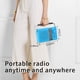 thumbnail image 4 of Radio AM/FM portátil LEOTEC con mejor recepción azul, 4 of 7