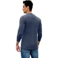 thumbnail image 5 of Iceglad Mens Fashion Casual Front Placket Basic Long Sleeve Henley T-Shirts, 5 of 9