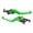 Green, variant on Motorcycle Brake Lever with Ergonomic Grip for Aluminum Construction