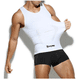 thumbnail image 3 of 3pzs Playeras Bloosom Faja Para Hombre Gris/Blanco/Negro Talla S, 3 of 4