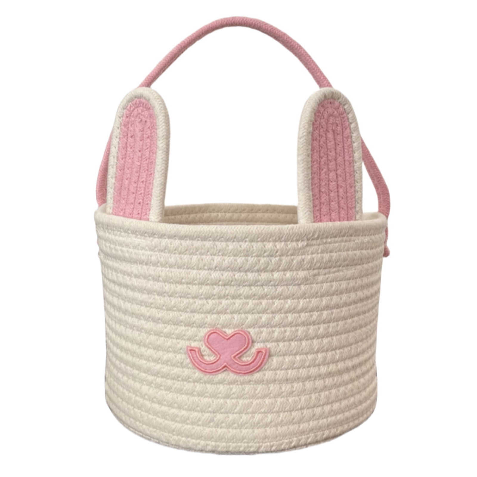 Sturdy Handwoven Materials Easters Rabbits Eggs Basket Convenient for Kids and Teachers During Festival Special Event