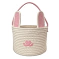 thumbnail image 5 of Sturdy Handwoven Materials Easters Rabbits Eggs Basket Convenient for Kids and Teachers During Festival Special Event, 5 of 9