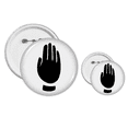 thumbnail image 1 of Geste Contour Noir Modèle Broches Badge Bouton Design Kit Craft Sets, 1 of 3