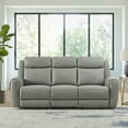 thumbnail image 4 of Roundhill Furniture Wesley 3-Piece Transitional Living Room Reclining Set, Sofa Loveseat and Recliner, Gray, 4 of 15