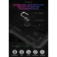 thumbnail image 3 of A20s Case, Samsung Galaxy A20s Case Military Grade Protective Samsung A20s Cases Cover with Ring Car Mount Kickstand for Samsung Galaxy A20s - Black, 3 of 6
