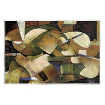 Stupell Industries Layered Shapes Cubism Arrangement Painting Unframed Art Print Wall Art, Design by Jonathan Parsons