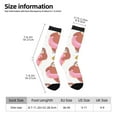 thumbnail image 4 of Goofa Sloth with Donuts1 Printed Men's Crew Socks, Soft Durable Breathable Moisture-Wicking with Odor Control Cotton socks, 4 of 9