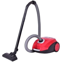 Costway Vacuum Cleaner Canister Bagged Cord Rewind Carpet Hard Floor w Washable Filter