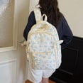 thumbnail image 5 of Travel Backpack Set 17.72" Canvas 3 Piece With Lunch Box Pencil Case (Pink), 5 of 12