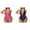 Blue 1PCS & Hot Pink 1PCS, variant on *2PCS Corset Fishnet Dress Leather for Women Outfits Night Gowns Women Chemise Nightgowns for Women bodysuit sets for women womens night gowns sexy